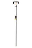Fiskars Set QuikFit Dachrinnenreiniger mit Teleskop-Stiel, Bis 4 m Reichweite, Schwarz/Orange, 1001425 (Limitierte Auflage)