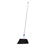Amazon Basics - Robuster Besen, blau und weiß