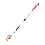 Gartenschere Elektrische Akku Astschere 1,4-2M Teleskop Hochastschere Elektrische Obstpflücke Rebschere Baumscheren für Hecke, Baum, Obst