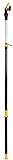 Fiskars Bypass Teleskop-Schneidgiraffe für frische Äste und Zweige, Antihaftbeschichtet, Stahlklinge/Aluminiumstiel, Länge 2,4 – 4 m, Schwarz/Orange, UPX86, 1023624