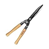 Berry&Bird Garten Heckenschere, 50 cm schwere Ausführung Heckenschere zum Trimmen von Rändern, Buchsbaum und Büschen, manuelle Heckenschere mit scharfen Klingen aus Carbonstahl und Komfortgriffen