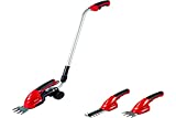 Einhell GC-CG 3,6 Li Akku Gras- und Strauchschere (3,6 V, 1,5 Ah, max. 60 Min. Betriebszeit, Grasschneide- und Strauchscherenmesser, Teleskopstiel)