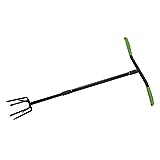 Silverline 07609 Gartenkralle mit Griff, 95 cm, Schwarz