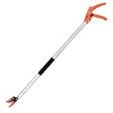 Astschere, Gartenschere mit langem Griff 0,6–1 m, extra Langer Teleskop-Obstpflücker, Baumschneider, Gartenbedarf (1 m)