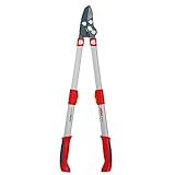 WOLF Garten - Amboss Astschere, Premium Plus, POWER CUT, Rot/Grau, 650-900 mm; 73AGA009650