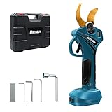 MIRTHBUY Elektrische Gartenschere 18V, Schnurlose Astschere, Max Öffnung 60 mm, Zum Beschneiden Von Bäumen und Sträuchern Sowie Obstbäumen, For Makita BL1830(B), BL1840(B), BL1850(B), BL1860B
