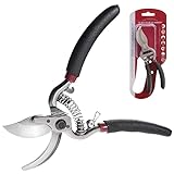 S. Kunde & Sohn Germany - SKS6 Tradition Gartenschere - die leichteste geschmiedete 148g - extrem belastbar - ergonomisches Design - Bypass Klinge - Rosen-Rebschere - frische Äste & Zweige bis 20mm