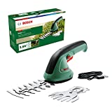 Bosch Grasschere EasyShear (integrierter 3,6 V Akku, Akkulaufzeit: 40 min, Messerlänge: 12 cm (Strauch) / 8 cm (Gras), im Karton)