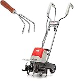 IKRA Elektro Bodenhacke Kultivator IEM 1200, Arbeitsbreite 40cm, Arbeitstiefe bis 20cm, inkl. Handgrubber