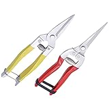 Gartenschere Gartenschere Gartenschere Schere Micro-Tip Hand Gartenschere Clippers Leaf Trimmer für Bonsai Pflanze Trimmen Obst Gemüse Salat und Ernte Heckenschere