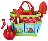 moses. - Krabbelkäfer gefüllte Gartentasche für Kinder, Gartenarbeits-Set mit Tasche, Schaufel, Harke und Sprühflasche